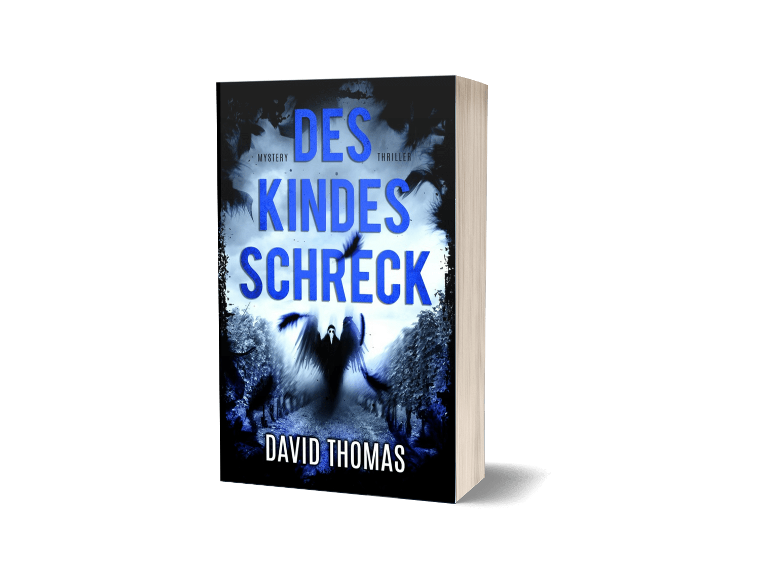 Lektorat Papiervogel, Portfolio: Korrektorat - David Thomas: Des Kindes Schreck. Mystery-Thriller, Selfpublishing